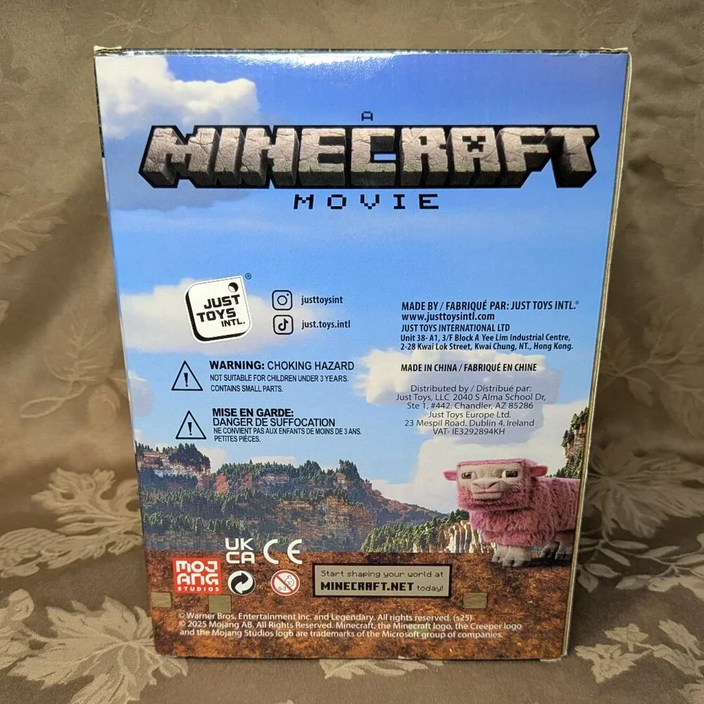 Minecraft Movie Mighty Mega SquishMe Steve, New With Tags!